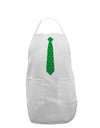 Clover Pattern Tie St Patrick's Day Adult Apron-Bib Apron-TooLoud-White-One-Size-Davson Sales