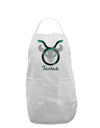 Taurus Symbol Adult Apron-Bib Apron-TooLoud-White-One-Size-Davson Sales