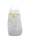 Birthday Girl Text Adult Apron by TooLoud-Bib Apron-TooLoud-White-One-Size-Davson Sales