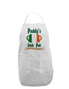 Paddy's Irish Pub Adult Apron by TooLoud-Bib Apron-TooLoud-White-One-Size-Davson Sales