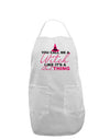 Witch - Bad Thing Text Adult Apron-Bib Apron-TooLoud-White-One-Size-Davson Sales