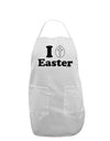 I Egg Cross Easter Design Adult Apron by TooLoud-Bib Apron-TooLoud-White-One-Size-Davson Sales