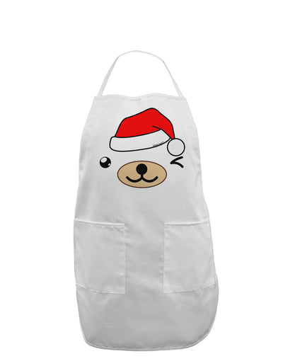 Kyu-T Face Beartholomew Santa Boy Bear Adult Apron-Bib Apron-TooLoud-White-One-Size-Davson Sales