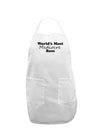 World's Most Mediocre Boss - Boss Day Adult Apron-Bib Apron-TooLoud-White-One-Size-Davson Sales