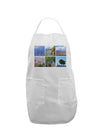 Palm Springs Square Collage Adult Apron-Bib Apron-TooLoud-White-One-Size-Davson Sales