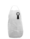 Number One Dad Award Ribbon Adult Apron-Bib Apron-TooLoud-White-One-Size-Davson Sales