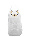 Kyu-T Ears - Beartholomew Teddy Bear Adult Apron-Bib Apron-TooLoud-White-One-Size-Davson Sales