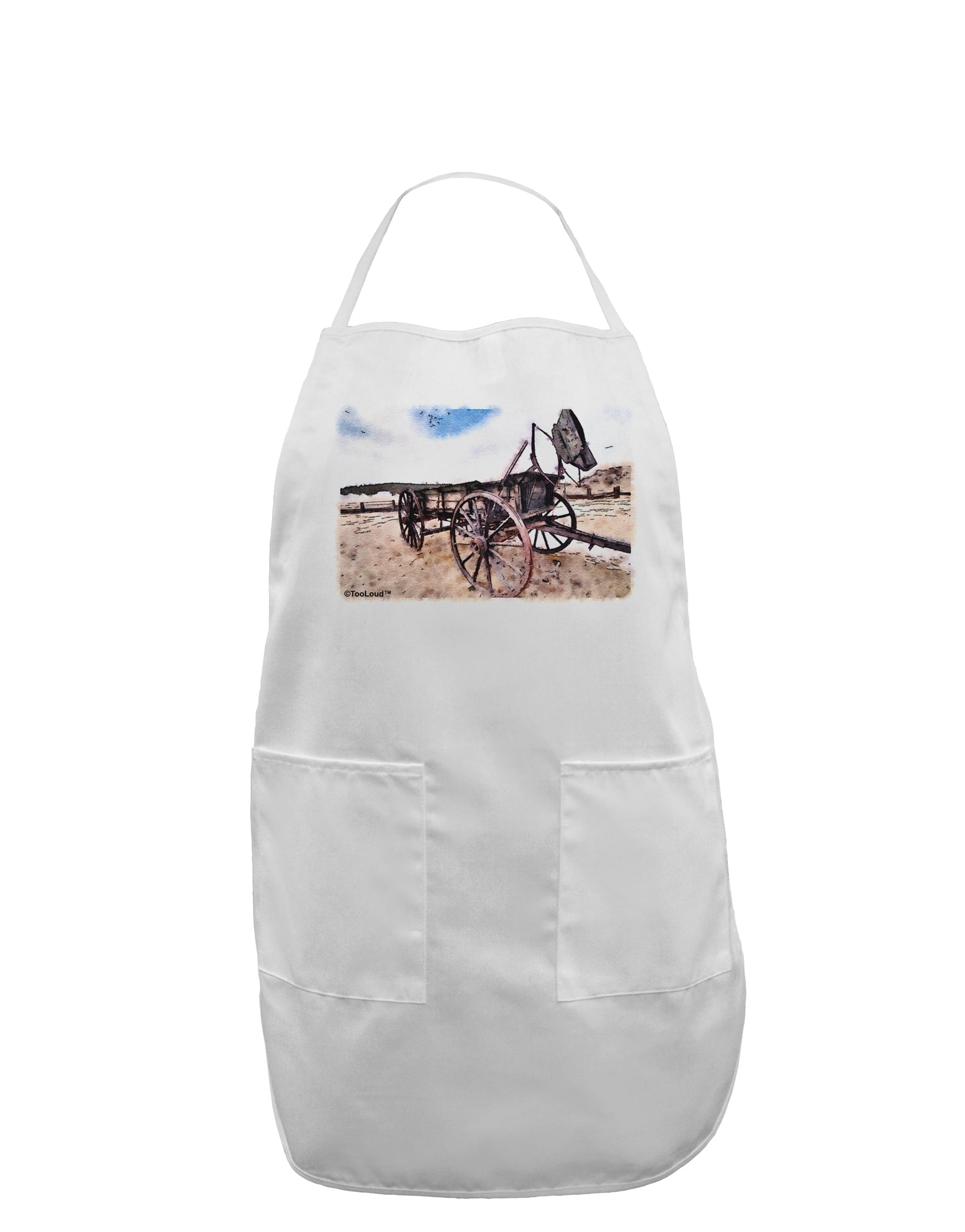 Antique Vehicle Adult Apron-Bib Apron-TooLoud-White-One-Size-Davson Sales