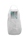 Find Molly Blue Adult Apron-Bib Apron-TooLoud-White-One-Size-Davson Sales