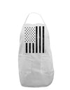 Stamp Style American Flag - Distressed Adult Apron by TooLoud-Bib Apron-TooLoud-White-One-Size-Davson Sales