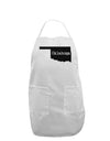 Oklahoma - United States Shape Adult Apron by TooLoud-Bib Apron-TooLoud-White-One-Size-Davson Sales