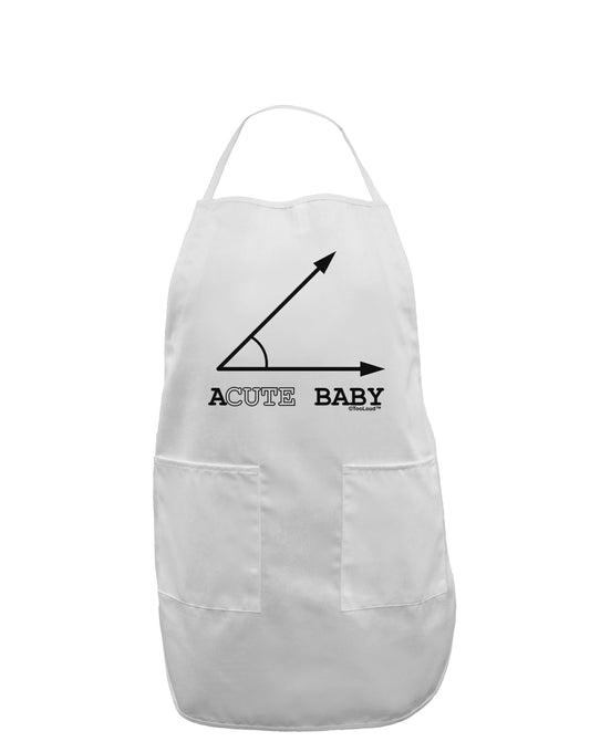 Acute Baby Adult Apron-Bib Apron-TooLoud-White-One-Size-Davson Sales