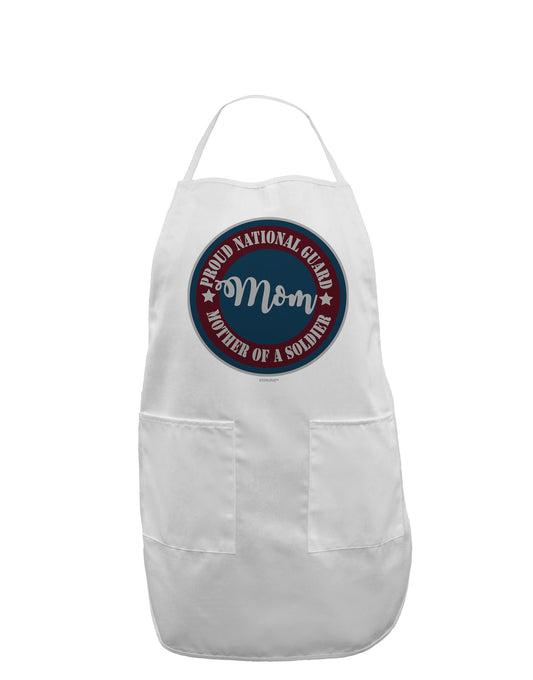 TooLoud Proud National Guard Mom Adult Apron-Bib Apron-TooLoud-White-One-Size-Davson Sales