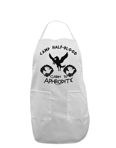 Cabin 10 Aphrodite Camp Half Blood Adult Apron-Bib Apron-TooLoud-White-One-Size-Davson Sales