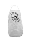 Me Muero De La Risa Skull Adult Apron-Bib Apron-TooLoud-White-One-Size-Davson Sales