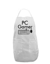 PC Gamer BnW Adult Apron-Bib Apron-TooLoud-White-One-Size-Davson Sales