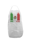 Mexican Flag Levels - Cinco De Mayo Text Adult Apron-Bib Apron-TooLoud-White-One-Size-Davson Sales