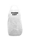 Zombie Bait - Funny - Halloween Adult Apron-Bib Apron-TooLoud-White-One-Size-Davson Sales