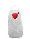 Shot Through the Heart Bleeding Adult Apron by-Bib Apron-TooLoud-White-One-Size-Davson Sales