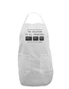 The Solution - Ctrl Alt Del Adult Apron-Bib Apron-TooLoud-White-One-Size-Davson Sales