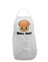 Roll Out Cute Roll Adult Apron-Bib Apron-TooLoud-White-One-Size-Davson Sales