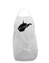 TooLoud West Virginia - United States Shape Adult Apron-Bib Apron-TooLoud-White-One-Size-Davson Sales