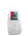 Yes We Cannabis - Marijuana Leaf Adult Apron-Bib Apron-TooLoud-White-One-Size-Davson Sales