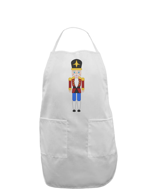 Nutcracker Design - Red Gold Black Adult Apron-Bib Apron-TooLoud-White-One-Size-Davson Sales