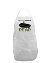 Sleep When Dead Coffin Adult Apron-Bib Apron-TooLoud-White-One-Size-Davson Sales