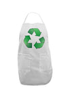 Recycle Green Adult Apron by TooLoud-Bib Apron-TooLoud-White-One-Size-Davson Sales