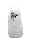 Jurassic Dinosaur Metallic - Silver Adult Apron by TooLoud-Bib Apron-TooLoud-White-One-Size-Davson Sales