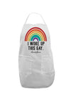 TooLoud I Woke Up This Gay Adult Apron-Bib Apron-TooLoud-White-One-Size-Davson Sales