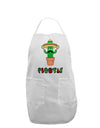 Fiesta Cactus Text Adult Apron-Bib Apron-TooLoud-White-One-Size-Davson Sales