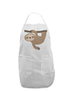 Cute Hanging Sloth Adult Apron-Bib Apron-TooLoud-White-One-Size-Davson Sales