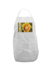 Bee Cactus with Text Adult Apron-Bib Apron-TooLoud-White-One-Size-Davson Sales