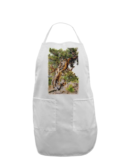 Bristlecone Pines Adult Apron-Bib Apron-TooLoud-White-One-Size-Davson Sales