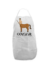 Greek Mythology Centaur Design - Color - Text Adult Apron by TooLoud-Bib Apron-TooLoud-White-One-Size-Davson Sales