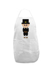 Cute Pilgrim Boy Thanksgiving Adult Apron-Bib Apron-TooLoud-White-One-Size-Davson Sales