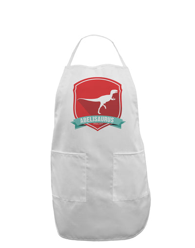 Jurassic Abelisaurus Dinosaur Design Adult Apron by TooLoud-Bib Apron-TooLoud-White-One-Size-Davson Sales