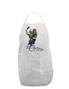 Orion Color Illustration Adult Apron-Bib Apron-TooLoud-White-One-Size-Davson Sales