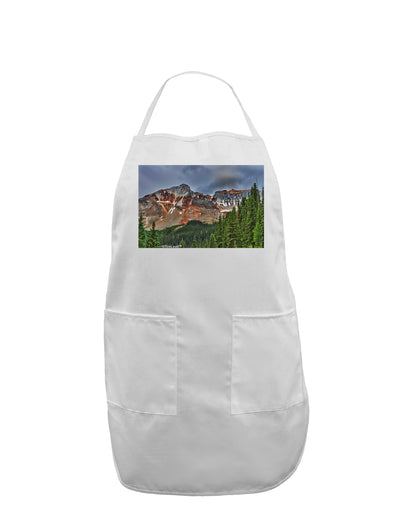 Colorado Mountains Forrest Adult Apron-Bib Apron-TooLoud-White-One-Size-Davson Sales