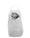 TooLoud Fuck Brain Cancer Brain Adult Apron-Bib Apron-TooLoud-White-One-Size-Davson Sales