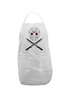 Scary Mask With Machete - Halloween Adult Apron-Bib Apron-TooLoud-White-One-Size-Davson Sales