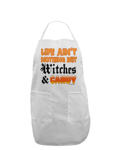 Witches and Candy Color Adult Apron-Bib Apron-TooLoud-White-One-Size-Davson Sales