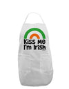 Irish Flag Rainbow - Kiss Me I'm Irish Adult Apron by TooLoud-Bib Apron-TooLoud-White-One-Size-Davson Sales