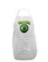 Soccer Ball Flag - Brazil Adult Apron-Bib Apron-TooLoud-White-One-Size-Davson Sales