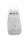 Bacon Periodic Table of Elements Adult Apron by TooLoud-Bib Apron-TooLoud-White-One-Size-Davson Sales