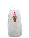 Cute Ice Cream Cone Adult Apron-Bib Apron-TooLoud-White-One-Size-Davson Sales