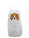 Cute Beagle Dog Adult Apron by TooLoud-Bib Apron-TooLoud-White-One-Size-Davson Sales