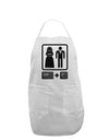 Ctrl Z - Marriage Adult Apron-Bib Apron-TooLoud-White-One-Size-Davson Sales